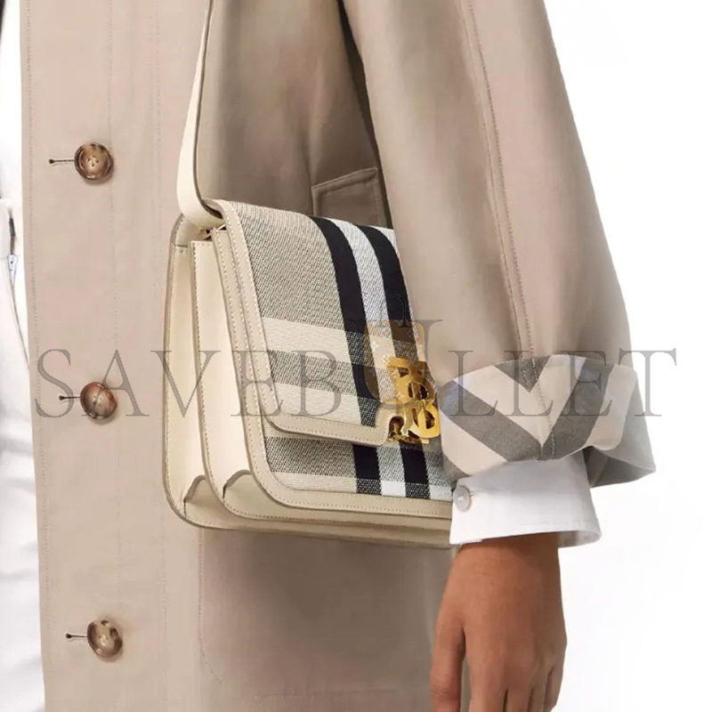 Bv*b*rry plaid crossbody bag 80398571 (25.5*18.5*6.5cm)